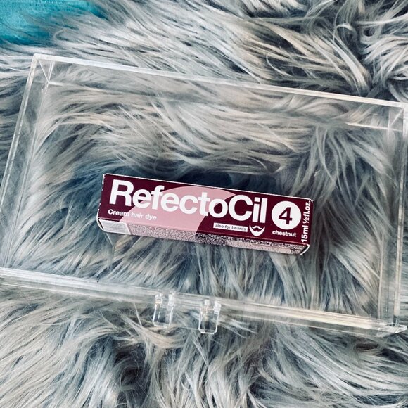 RefectoCil Cream Hair Dye For Brows Beards + Lash Tinting CHESTNUT New in Box - Picture 1 of 3